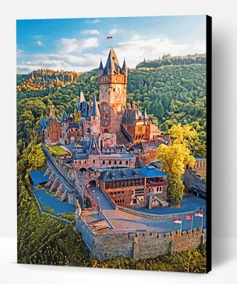 Aesthetic Cochem Castle Paint By Number