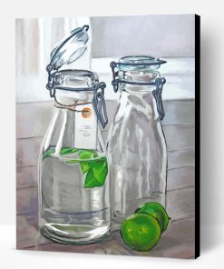 Glass Bottles Paint By Number