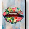 Floral Lips Paint By Number