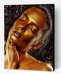 Golden Woman Paint By Number