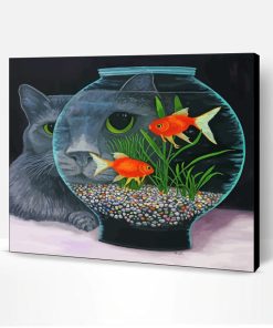 Goldfish In A Bowl Paint By Number