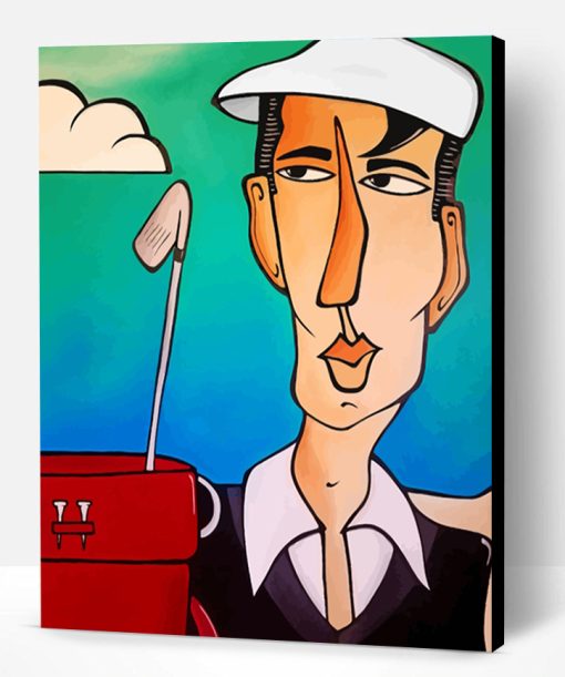 Golfer Man Paint By Number