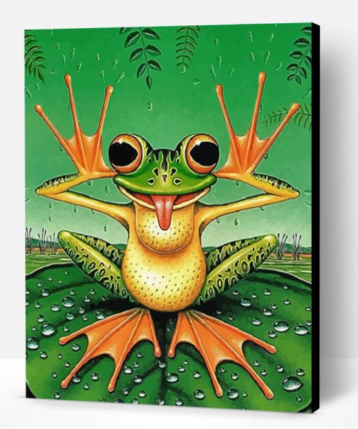 Goofy Frog Paint By Number