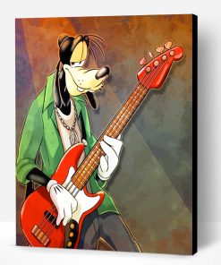 Goofy The Rock Star Paint By Number