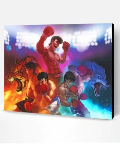 Hajime No Ippo Anime Paint By Number