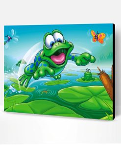 Happy Frog Paint By Number