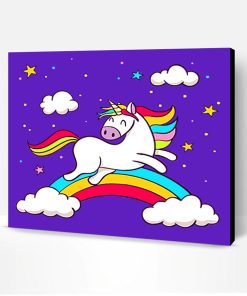 Happy Unicorn Paint By Number