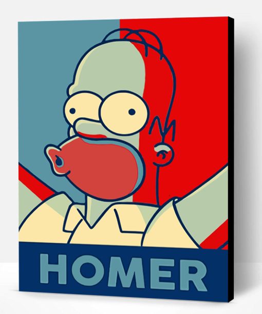 Homer Simpson Paint By Number