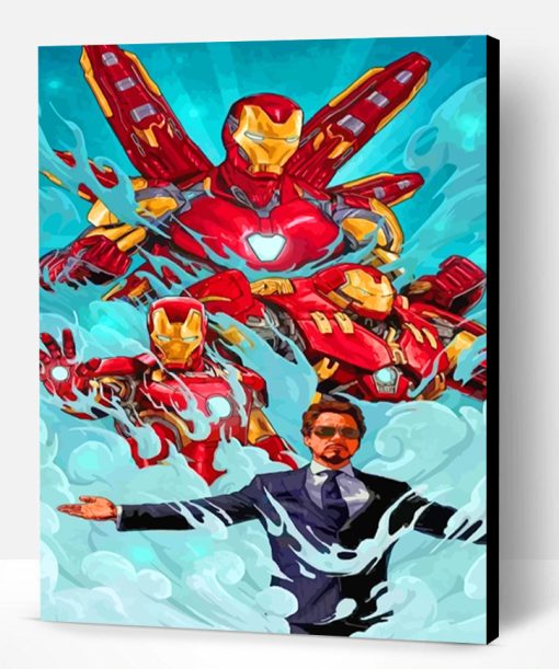 Iron Man Avengers Paint By Number