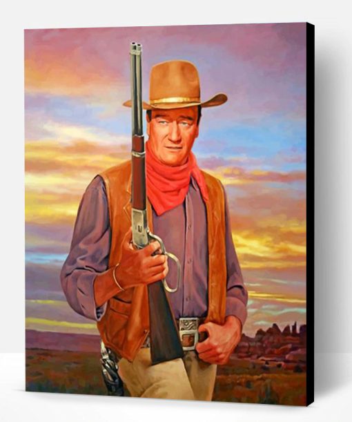 John Wayne Cowboy Paint By Number