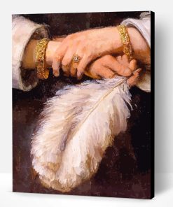 Lady With An Ostrich Feather Paint By Number