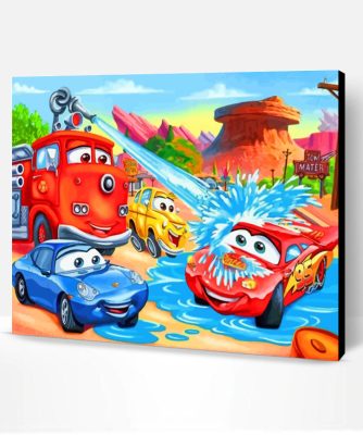 Lightning Mcqueen Paint By Number