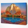 Lotus Temple Paint By Number