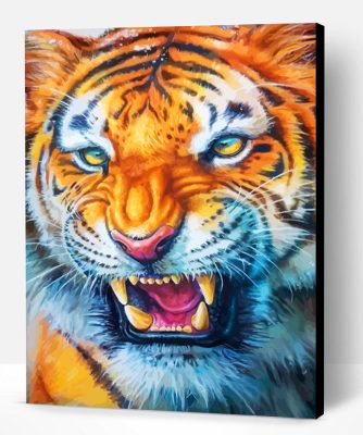 Mad Tiger Paint By Number