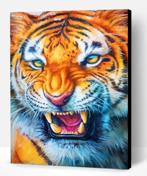 Mad Tiger Paint By Number