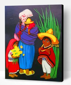Mexican Family Paint By Number