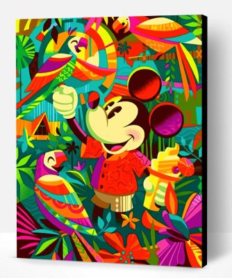 Mickey Mouse Paint By Number