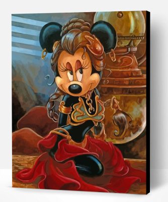 Minnie Mouse Paint By Number