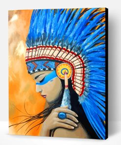 Native American Indian Paint By Number