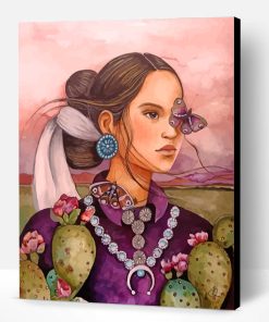 Navajo Woman Paint By Number