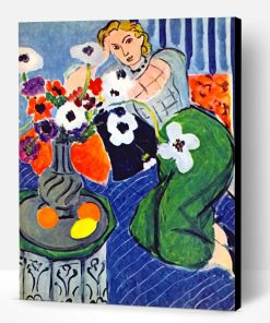 Odalisque Blue Harmonie Matisse Paint By Number