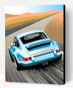 Porsche Illustration Paint By Number