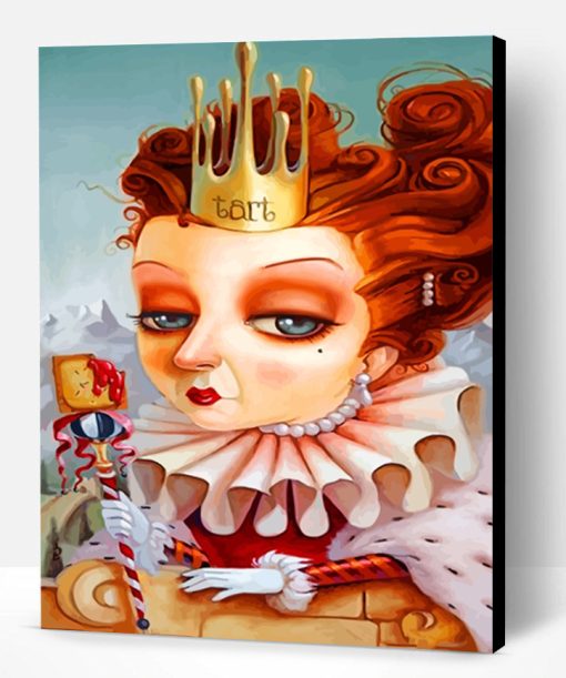 Queen Of Tarts Alice In Wonderland Paint By Number