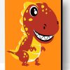 Red T Rex Paint By Number