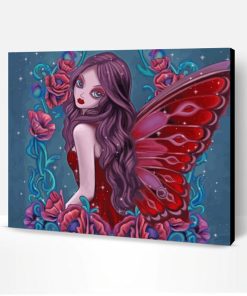 Red Fairy Paint By Number