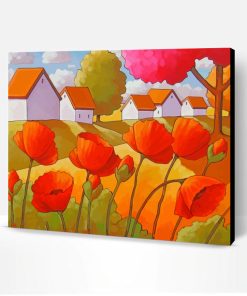 Red Poppies Paint By Number