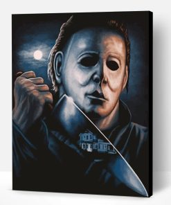 Scary Michael Myers Paint By Number