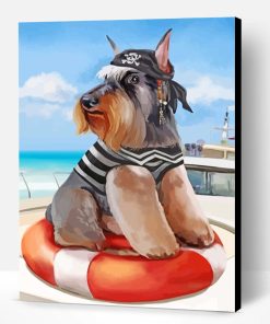 Schnauzer Pirate Paint By Number