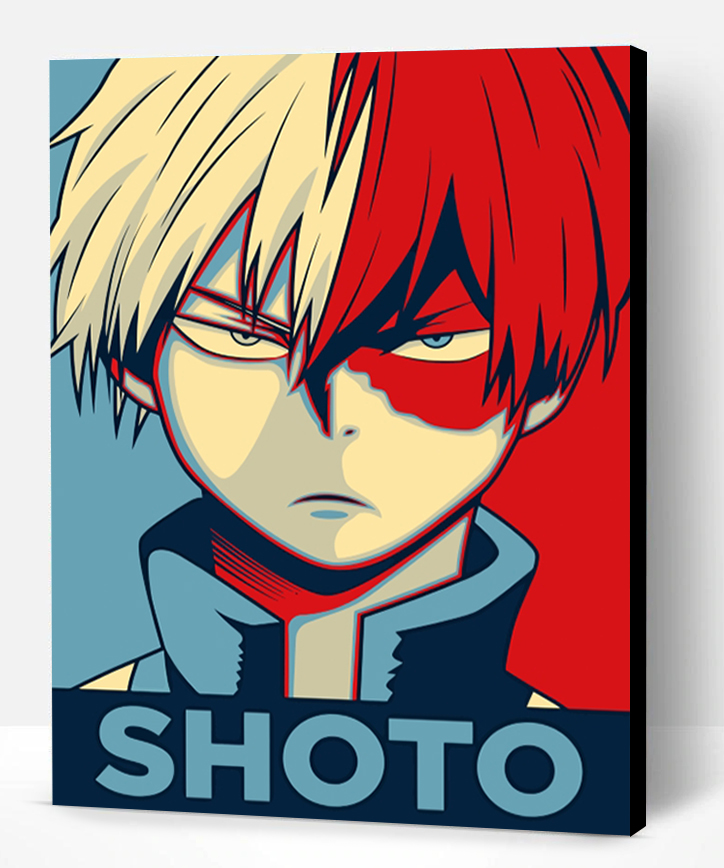 Shoto MHA Paint By Numbers - Paint By Numbers PRO