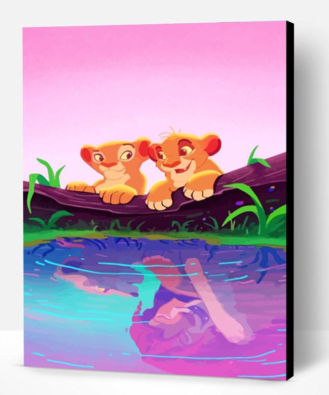 Simba And Nala Paint By Number