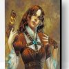 Steampunk Fire Girl Paint By Number