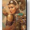 Steampunk Lady Paint By Number