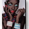 Stylish Black Woman Paint By Number
