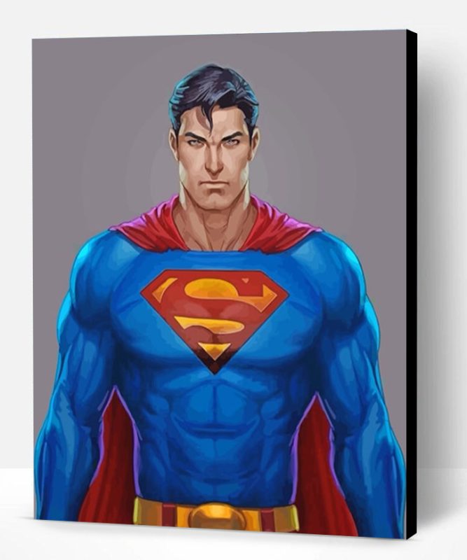 Superman Hero Paint By Number