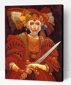 Sword Woman Paint By Number