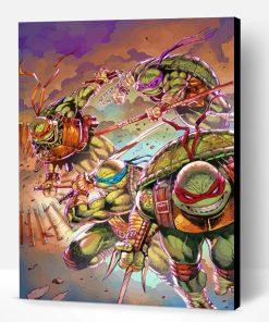 Teenage Mutant Ninja Turtles Art Paint By Number