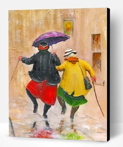 Two Old Ladies Paint By Number