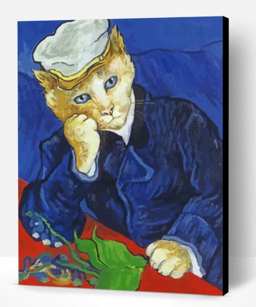 Van Gogh Cat Paint By Number