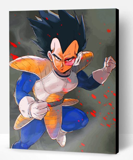 Vegeta Saiyan Paint By Number