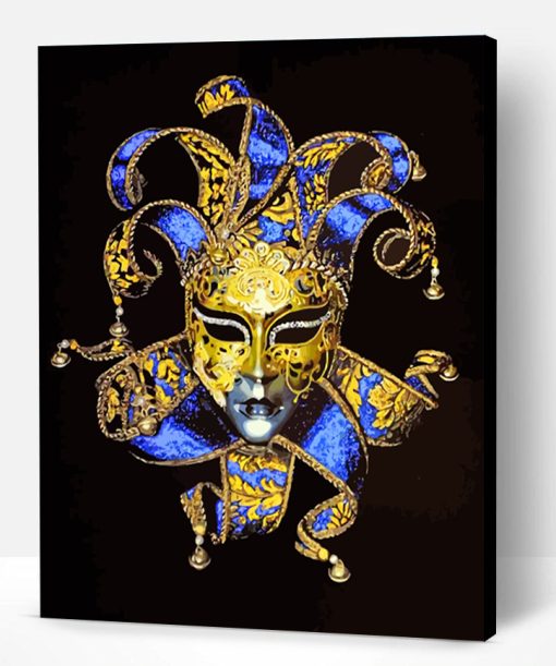 Venetian Carnival Mask Paint By Number