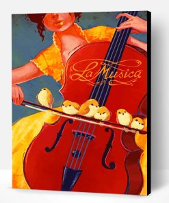 Aesthetic Violinist Paint By Number