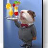 Waiter Mouse Paint By Number