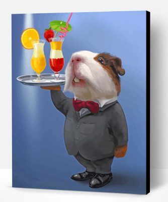 Waiter Mouse Paint By Number