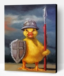 Warrior Little Duck Paint By Number