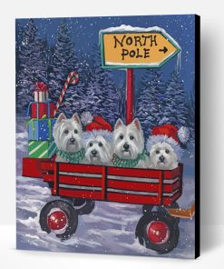 Westie Christmas Paint By Number