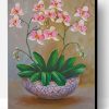 White Orchid Flowers Paint By Number